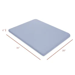 Babyletto All-Stages Midi Crib Sheet in GOTS Certified Organic Muslin Cotton - Dewdrop
