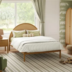 Babyletto Bondi Cane Full Bed - Honey with Natural Cane