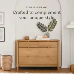 Babyletto Bondi 6-Drawer Assembled Dresser - Honey