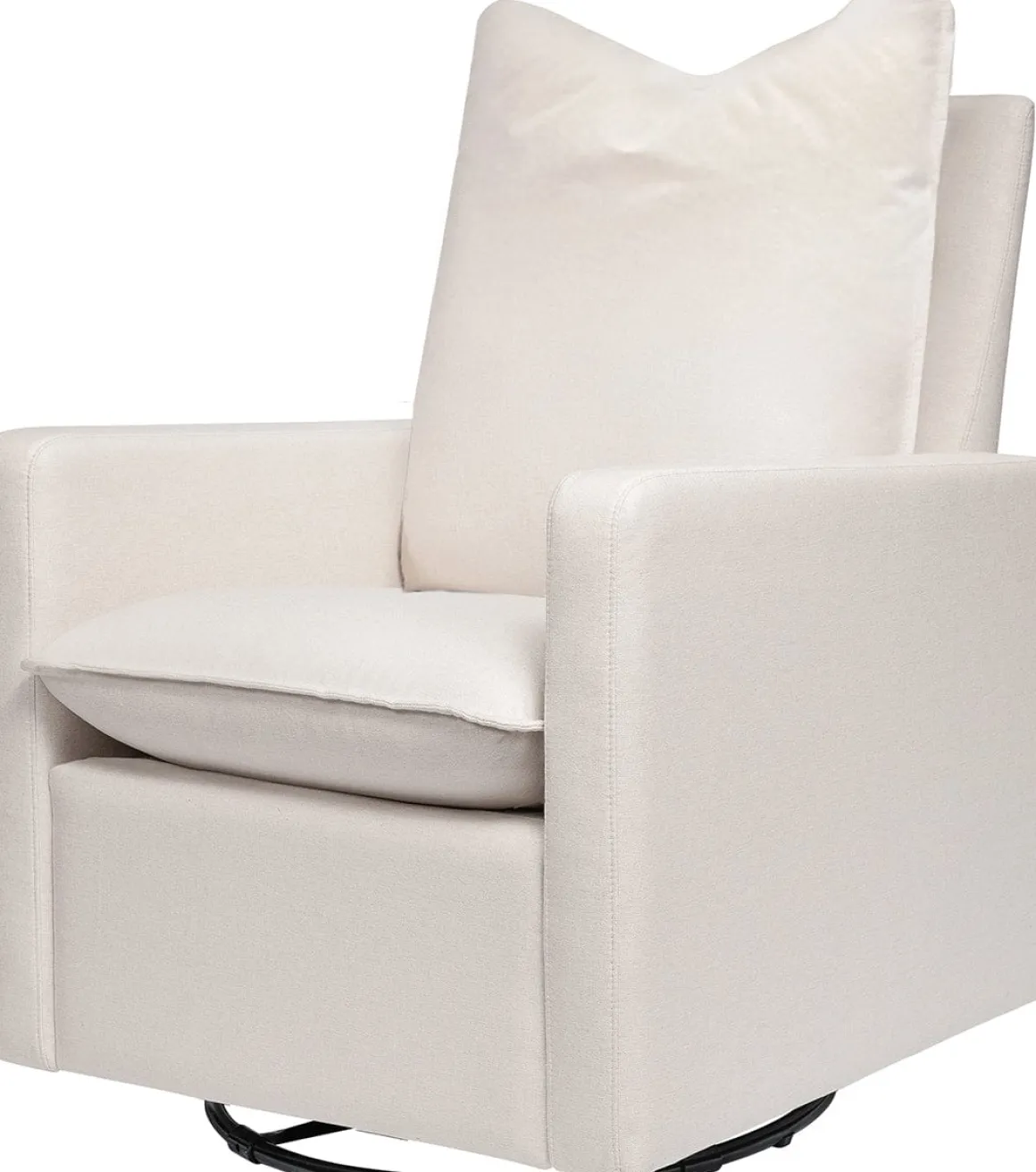 Babyletto Cali Pillowback Swivel Glider - Performance Cream Eco-Weave