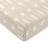 Babyletto Crib Sheet in GOTS Certified Organic Muslin Cotton-Beach Bum