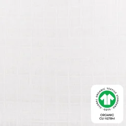 Babyletto Crib Sheet in GOTS Certified Organic Muslin Cotton-White