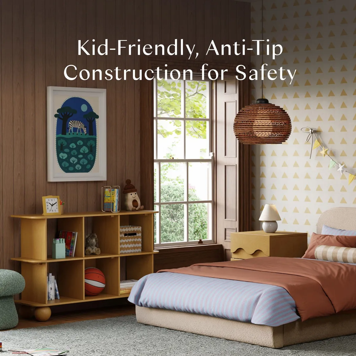 Babyletto Crosby Open Bookcase - Honey