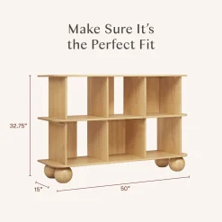 Babyletto Crosby Open Bookcase - Honey