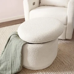 Babyletto Enoki Storage Ottoman - Ivory Boucle