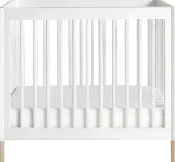 Babyletto Gelato 4-in-1 Convertible Mini Crib - Washed Natural/White