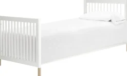 Babyletto Gelato 4-in-1 Convertible Mini Crib - Washed Natural/White