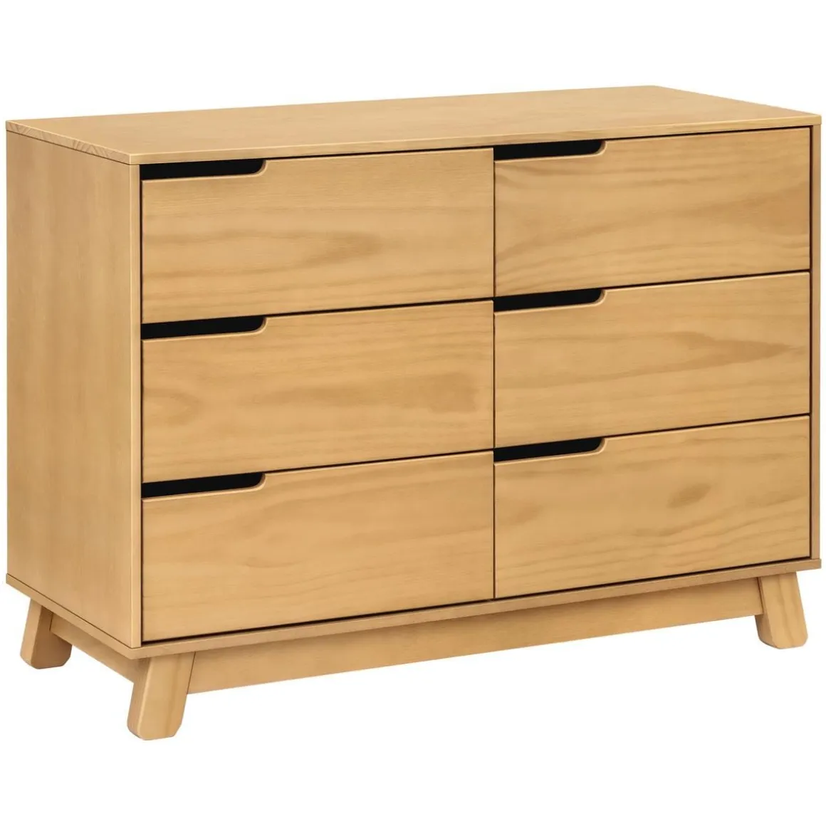 Babyletto Hudson 6-Drawer Assembled Double Dresser - Honey
