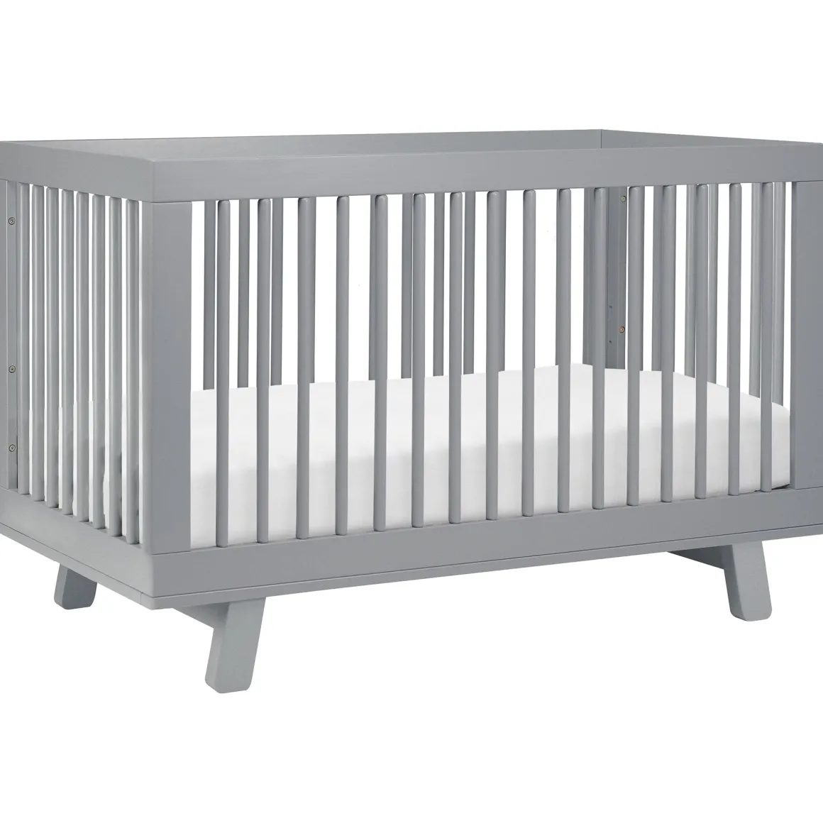 Babyletto Hudson 3-in-1 Convertible Crib with Toddler Bed Conversion Kit - Grey