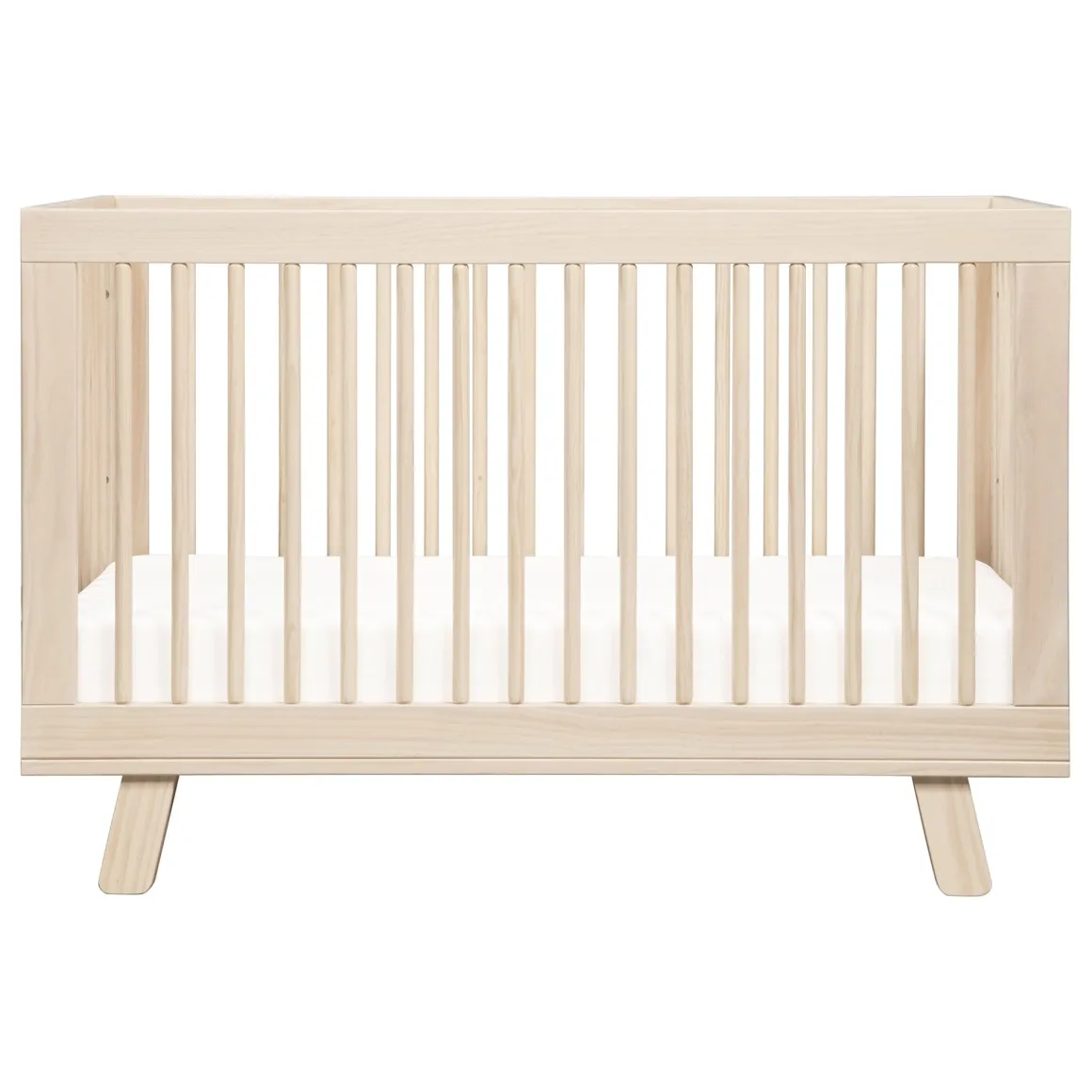 Babyletto Hudson 3-in-1 Convertible Crib with Toddler Bed Conversion Kit - Washed Natural