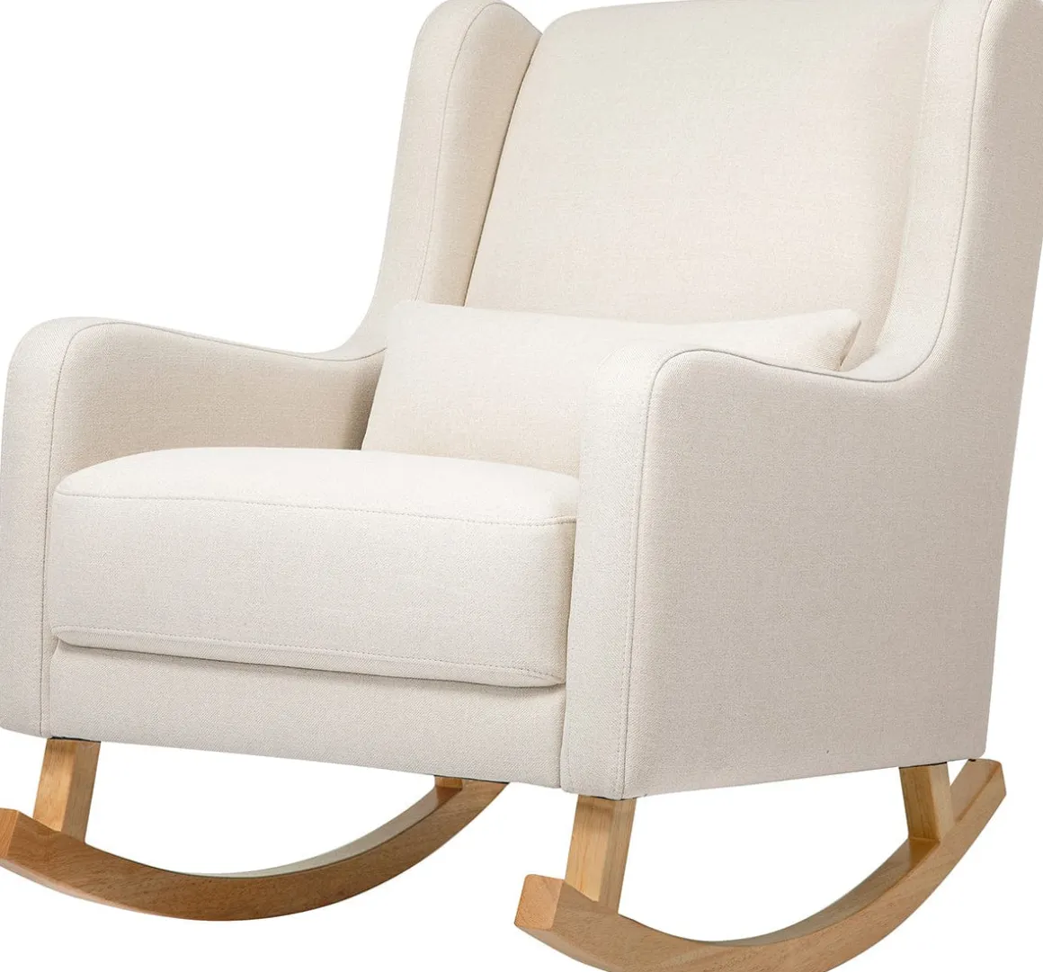 Babyletto Kai Rocker - Performance Natural Eco-Twill w/ Light Legs