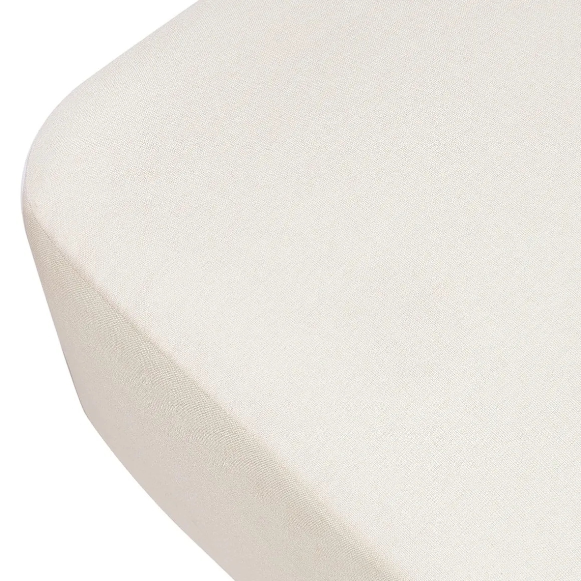 Babyletto Kiwi Gliding Ottoman - Performance Cream Eco-Weave w/ Light Wood Base