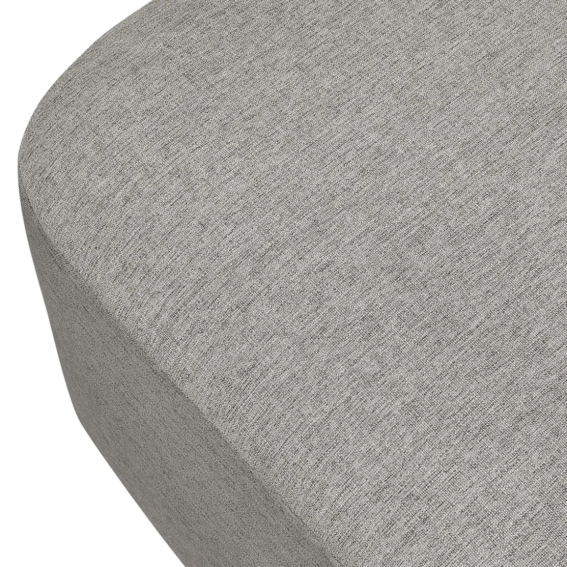 Babyletto Kiwi Gliding Ottoman - Performance Grey Eco-Weave w/ Light Wood Base