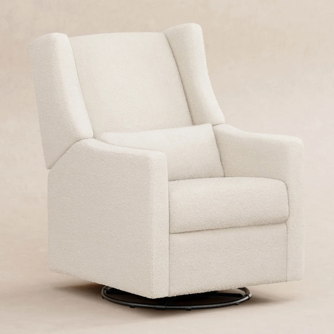 Babyletto Kiwi Recliner and Swivel Glider - Performance Ivory Boucle