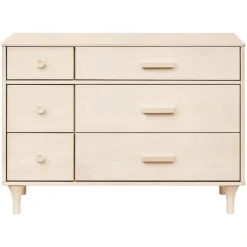 Babyletto Lolly 6-Drawer Assembled Double Dresser - Washed Natural