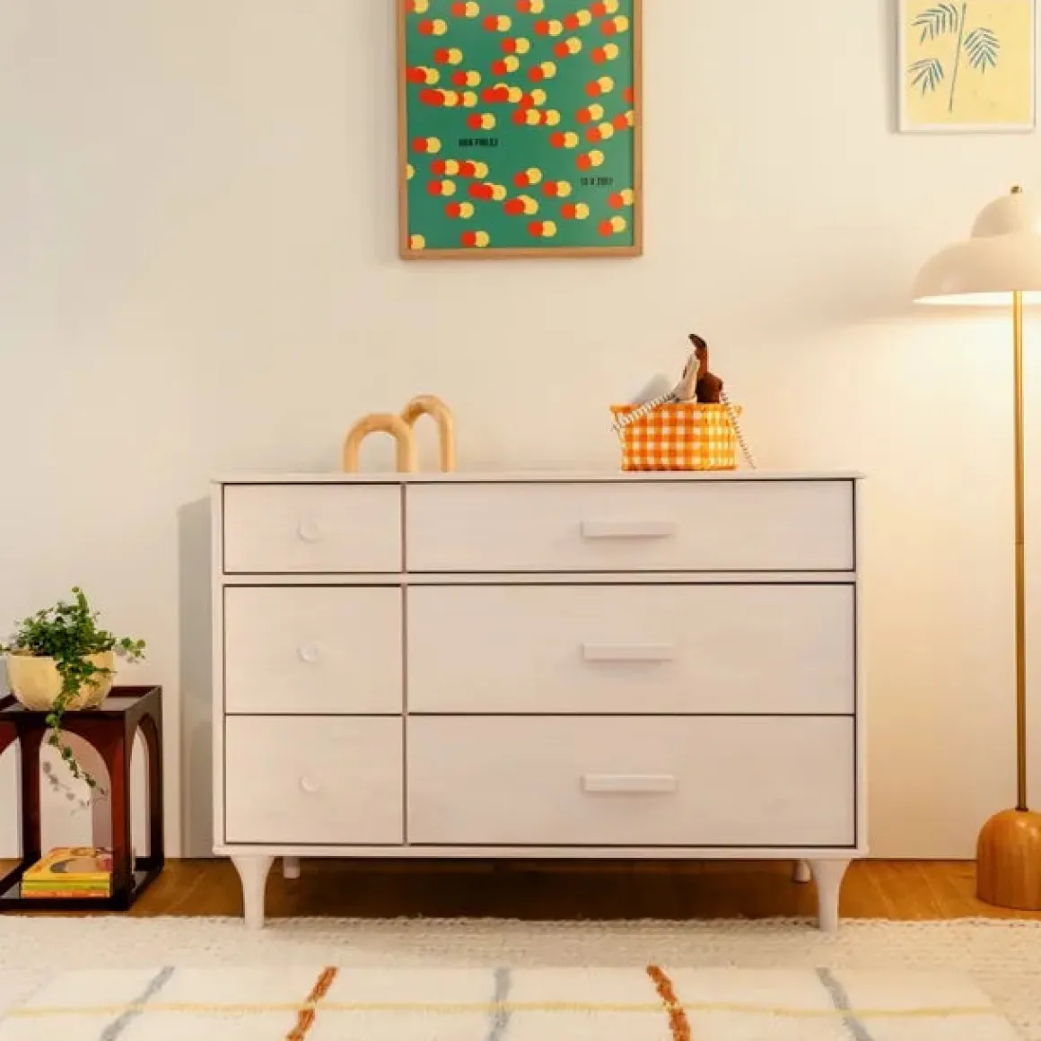 Babyletto Lolly 6-Drawer Assembled Double Dresser - Washed Natural