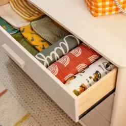 Babyletto Lolly 6-Drawer Assembled Double Dresser - Washed Natural