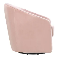 Babyletto Madison Swivel Glider - Blush Pink Velvet