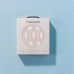 Babyletto Mini Crib Sheet in GOTS Certified Organic Muslin Cotton - Beach Bum