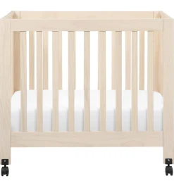 Babyletto Origami Mini Crib - Washed Natural