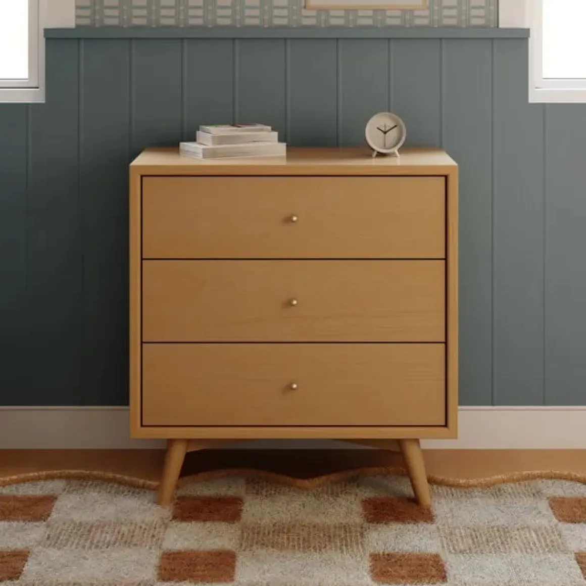 Babyletto Palma 3-Drawer Assembled Dresser - Honey