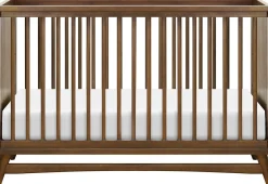 Babyletto Peggy 3-in-1 Convertible Crib w/Toddler Bed Conversion Kit - Natural Walnut