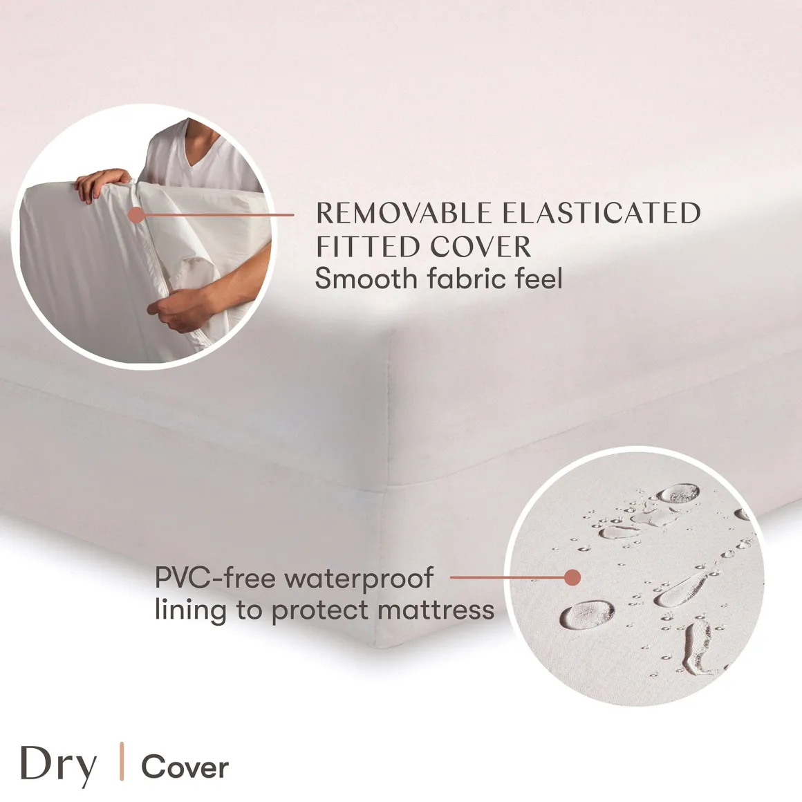 Babyletto Pure Core Crib Mattress w/ Dry Waterproof Cover (2-Stage)