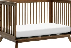 Babyletto Scoot 3-in-1 Convertible Crib w/Toddler Bed Conversion Kit - Natural Walnut