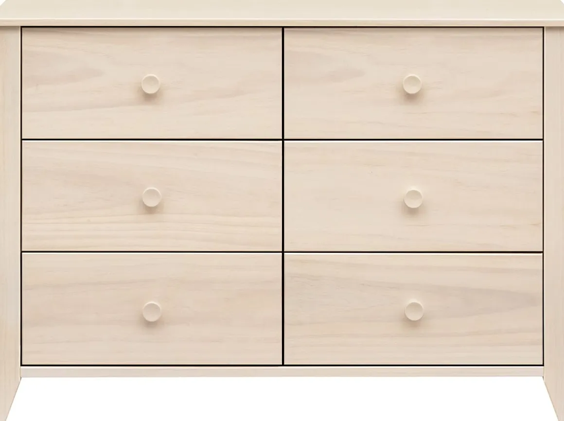 Babyletto Sprout 6-Drawer Double Dresser - Washed Natural