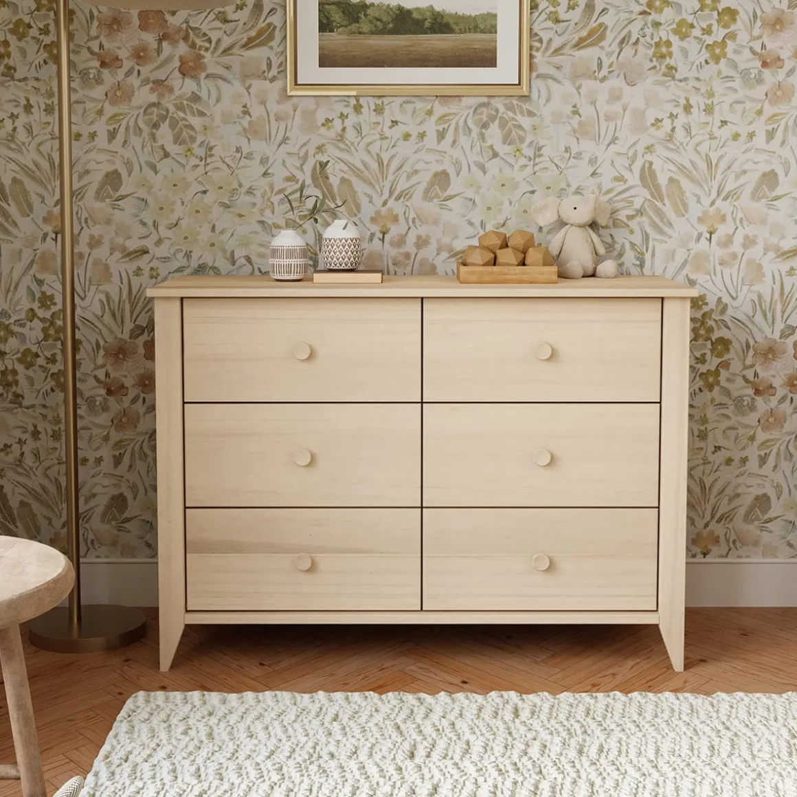 Babyletto Sprout 6-Drawer Double Dresser - Washed Natural