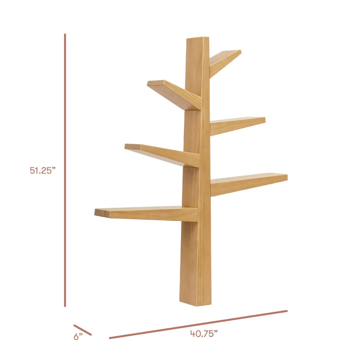 Babyletto Spruce Tree Bookcase - Honey