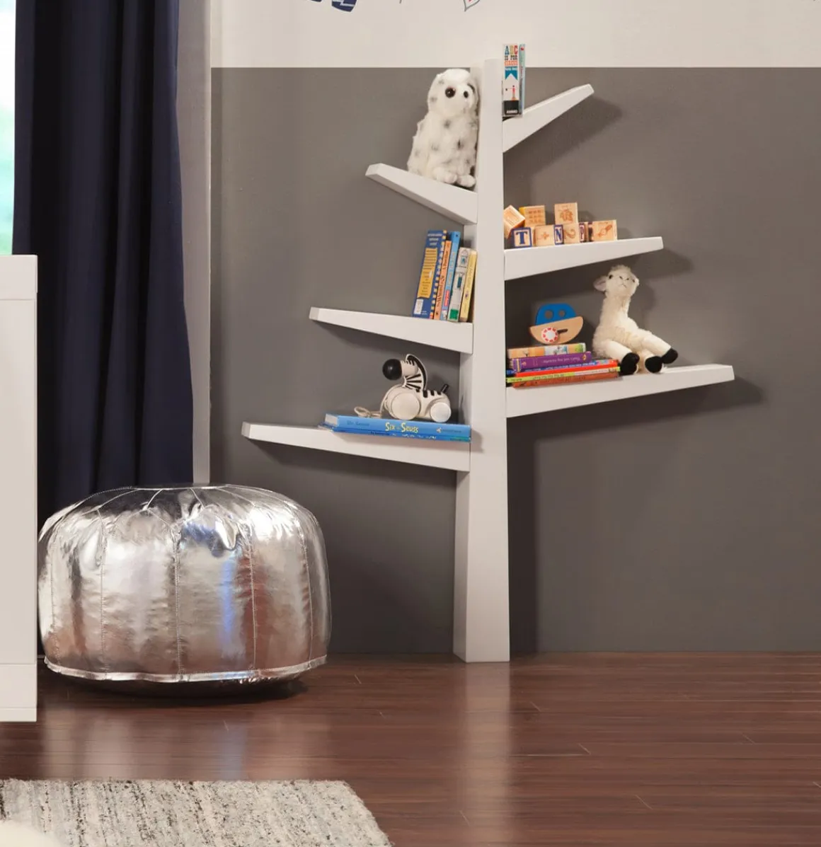 Babyletto Spruce Tree Bookcase - White