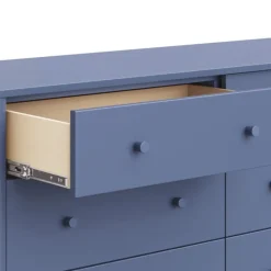 Babyletto Swell 6-Drawer Assembled Dresser - Cove Blue