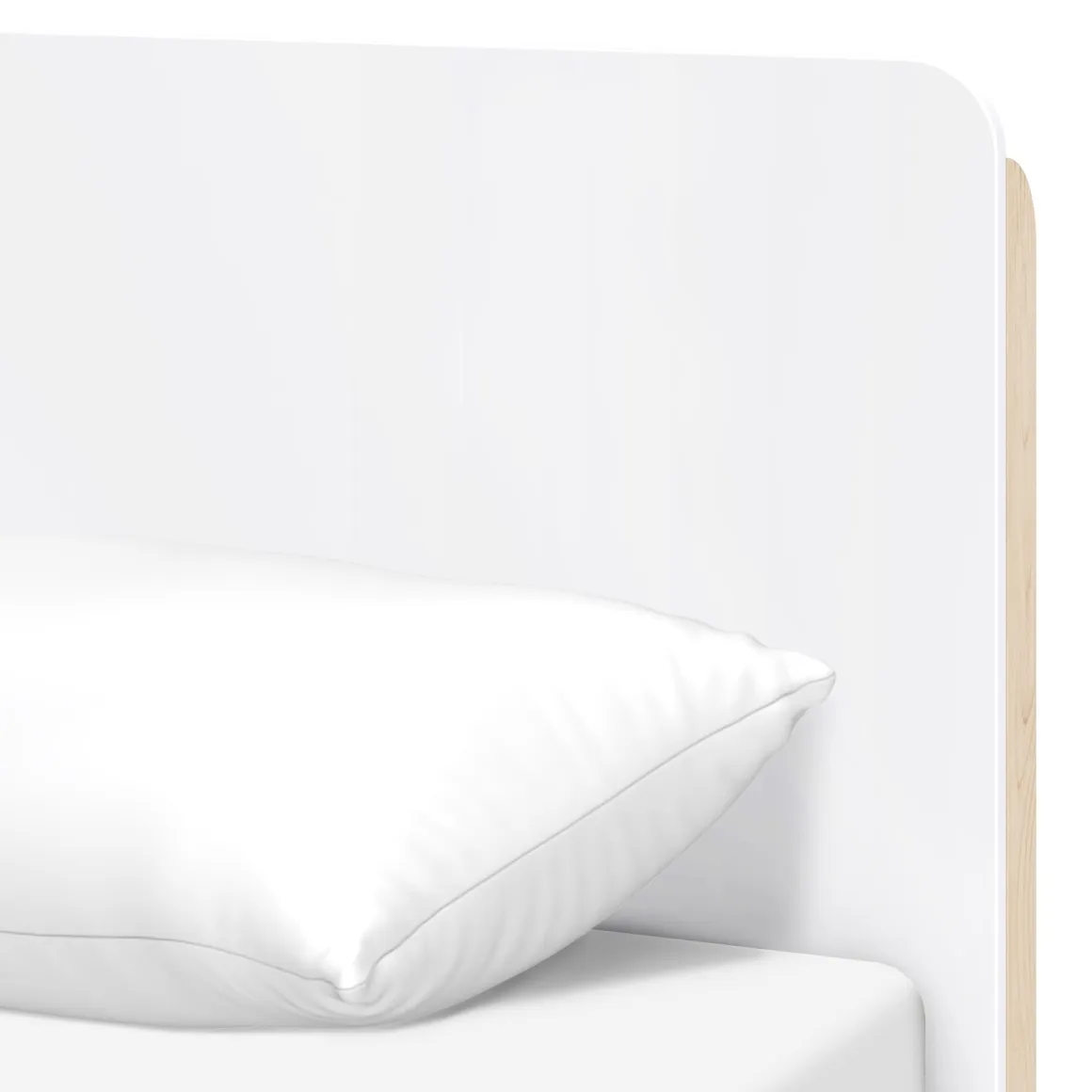 Babyletto TipToe Twin Bed - White/Washed Natural