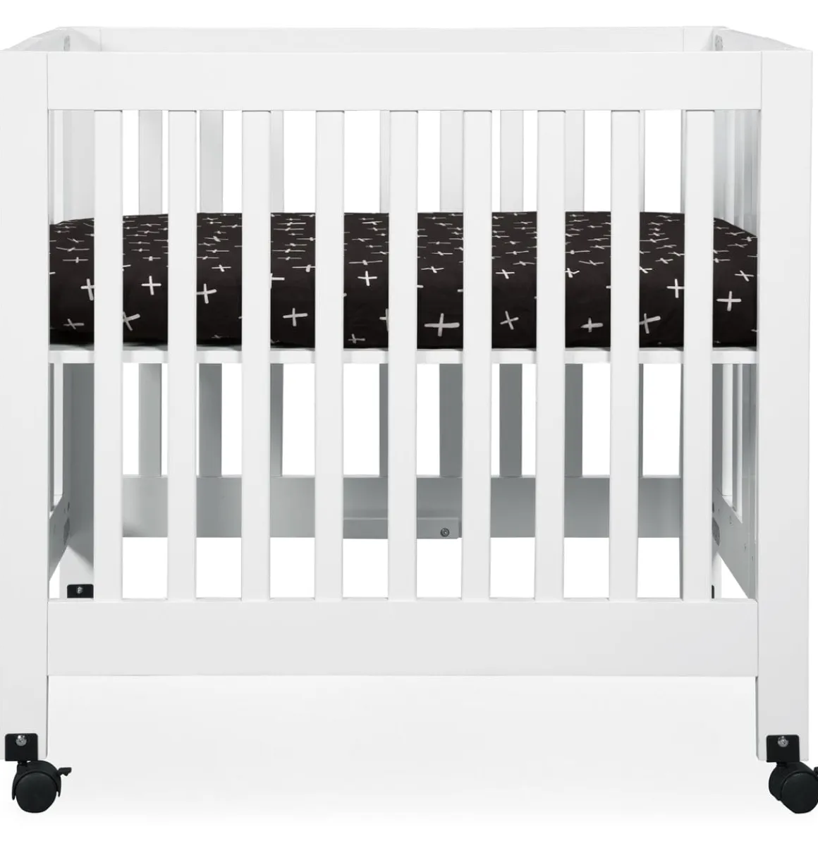Babyletto Tuxedo Monochrome Cross Mini Crib Sheet