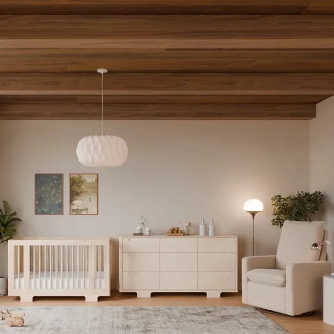 Babyletto Yuzu 9-Drawer Assembled Dresser - Washed Natural