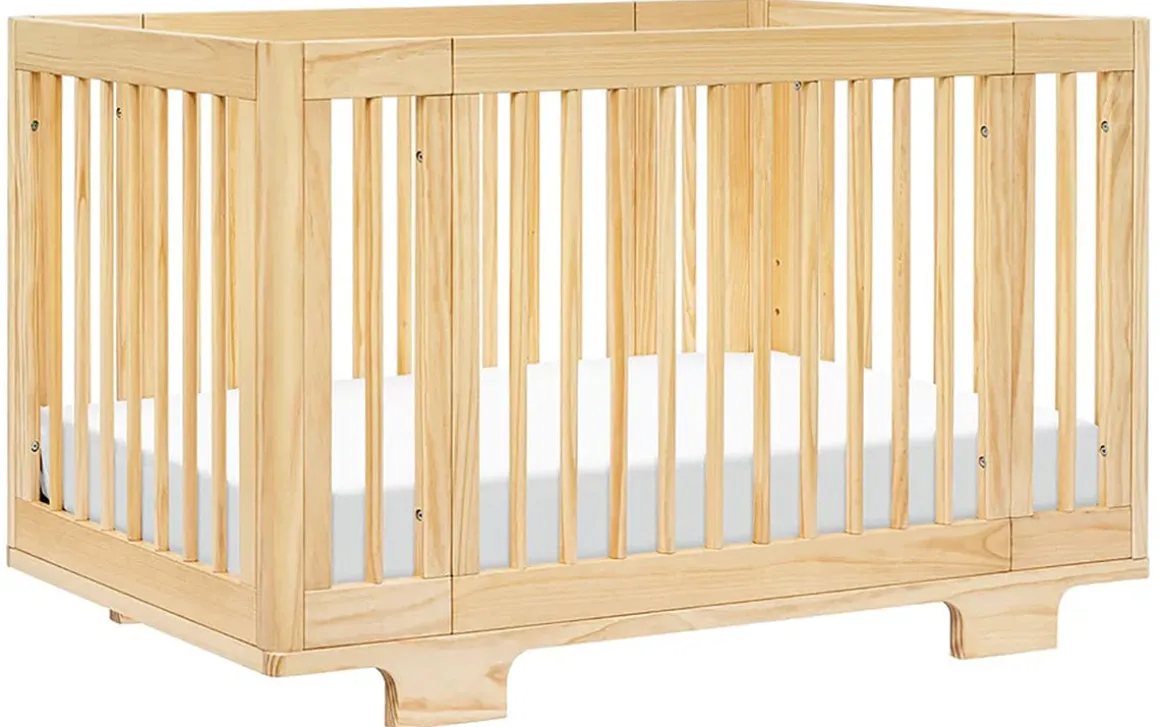 Babyletto Yuzu 8-in-1 Convertible Crib with All-Stages Conversion Kit - Natural