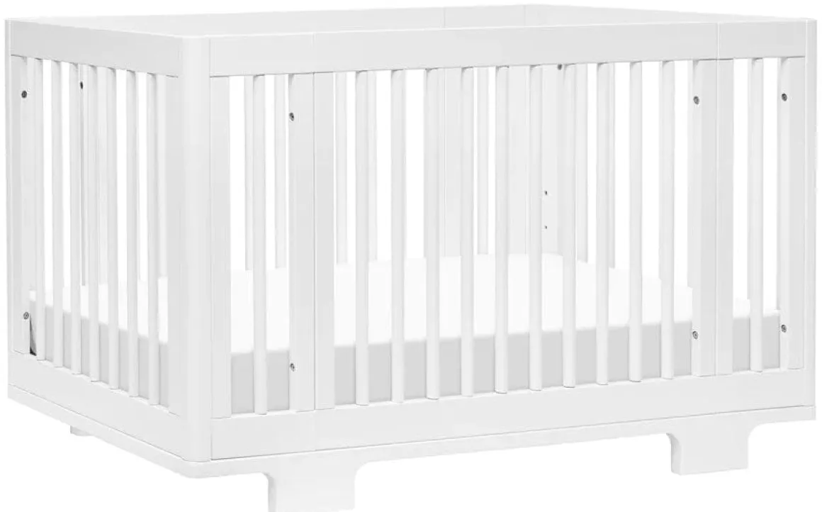 Babyletto Yuzu 8-in-1 Convertible Crib with All-Stages Conversion Kit - White