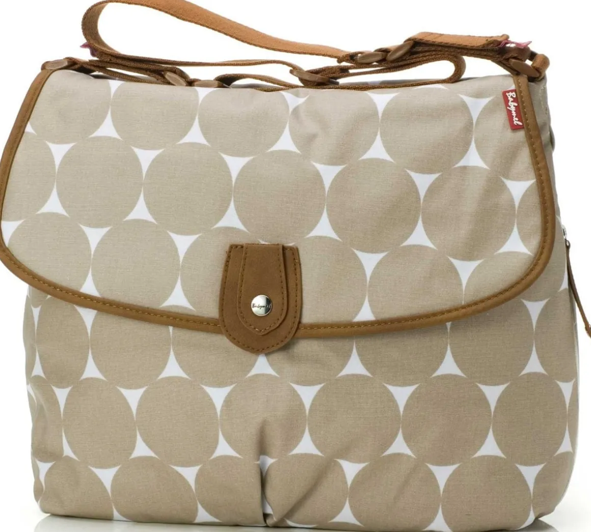 Babymel Satchel Diaper Bag - Beige Dot