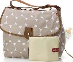 Babymel Satchel Diaper Bag - Beige Dot