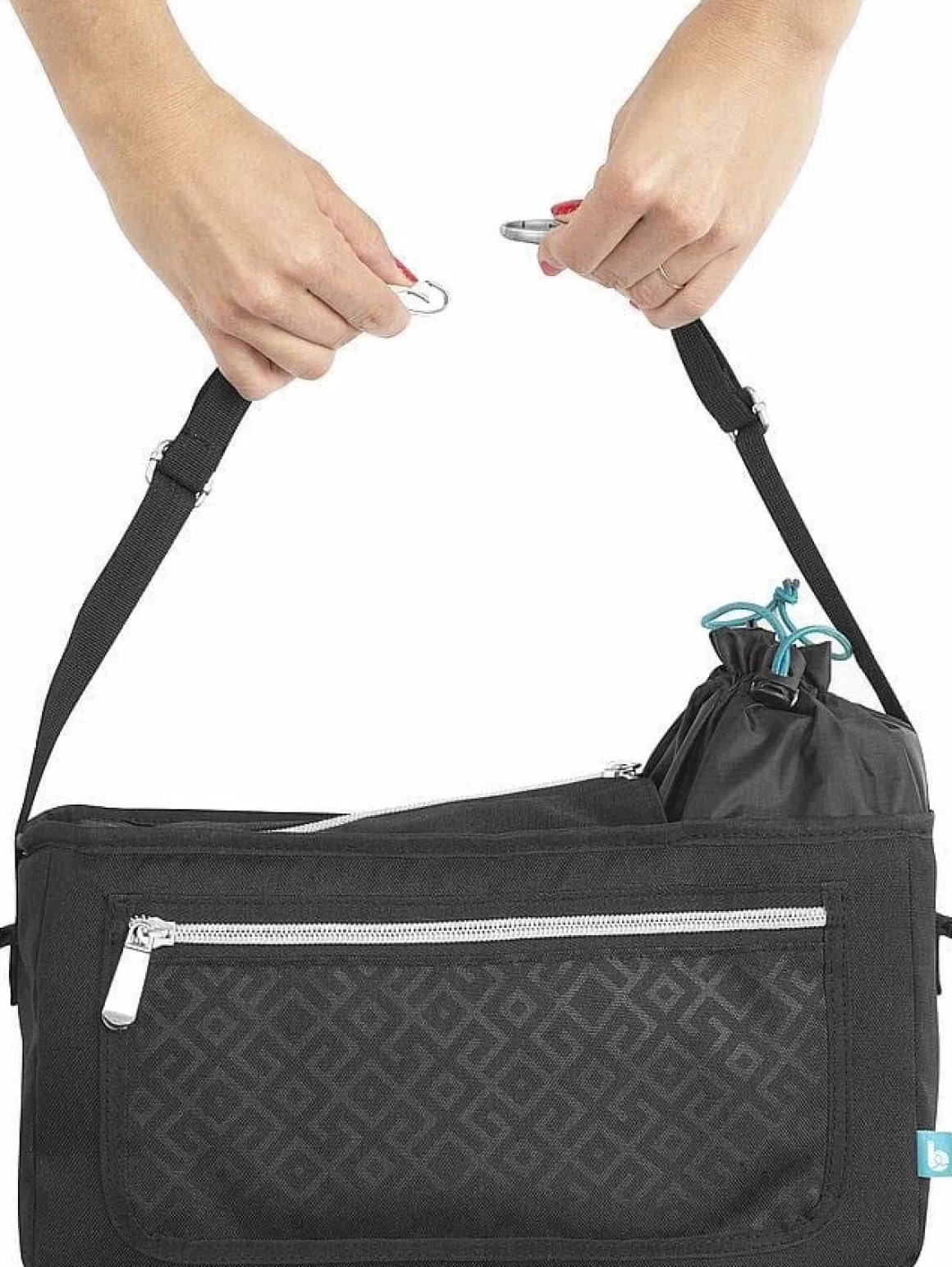 Babymoov Premium Universal Stroller Organizer - Black