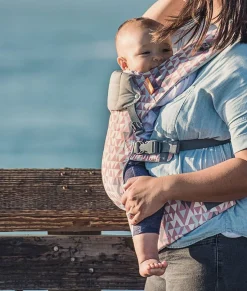 Beco Baby Gemini Baby Carrier - Geo Dusty Pink