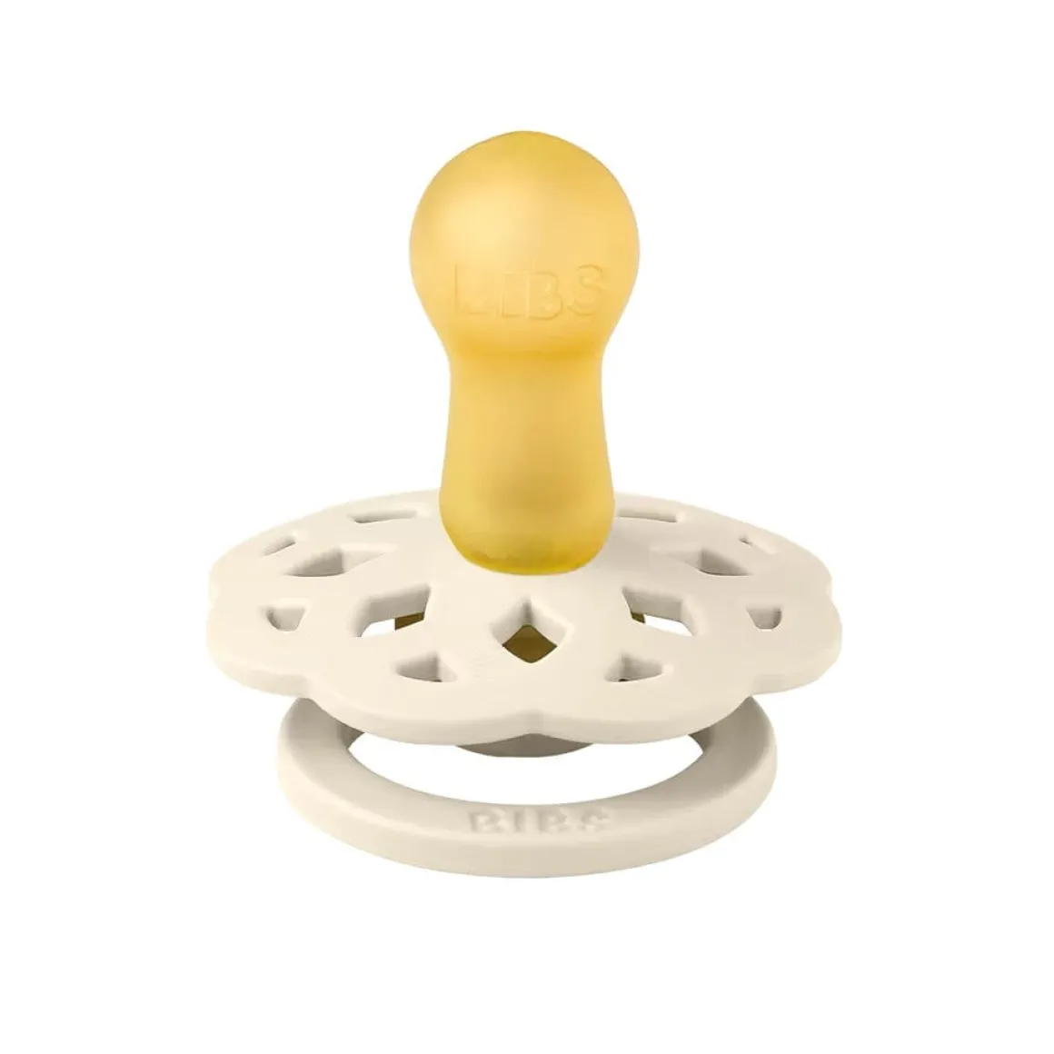BIBS Boheme Pacifier, 4 Pack - Ivory/Blush/Woodchuck/Blossom - Size 1 (0-6 m)