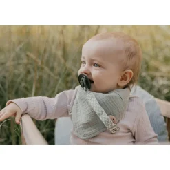 BIBS Pacifier Clip - Blush/Ivory