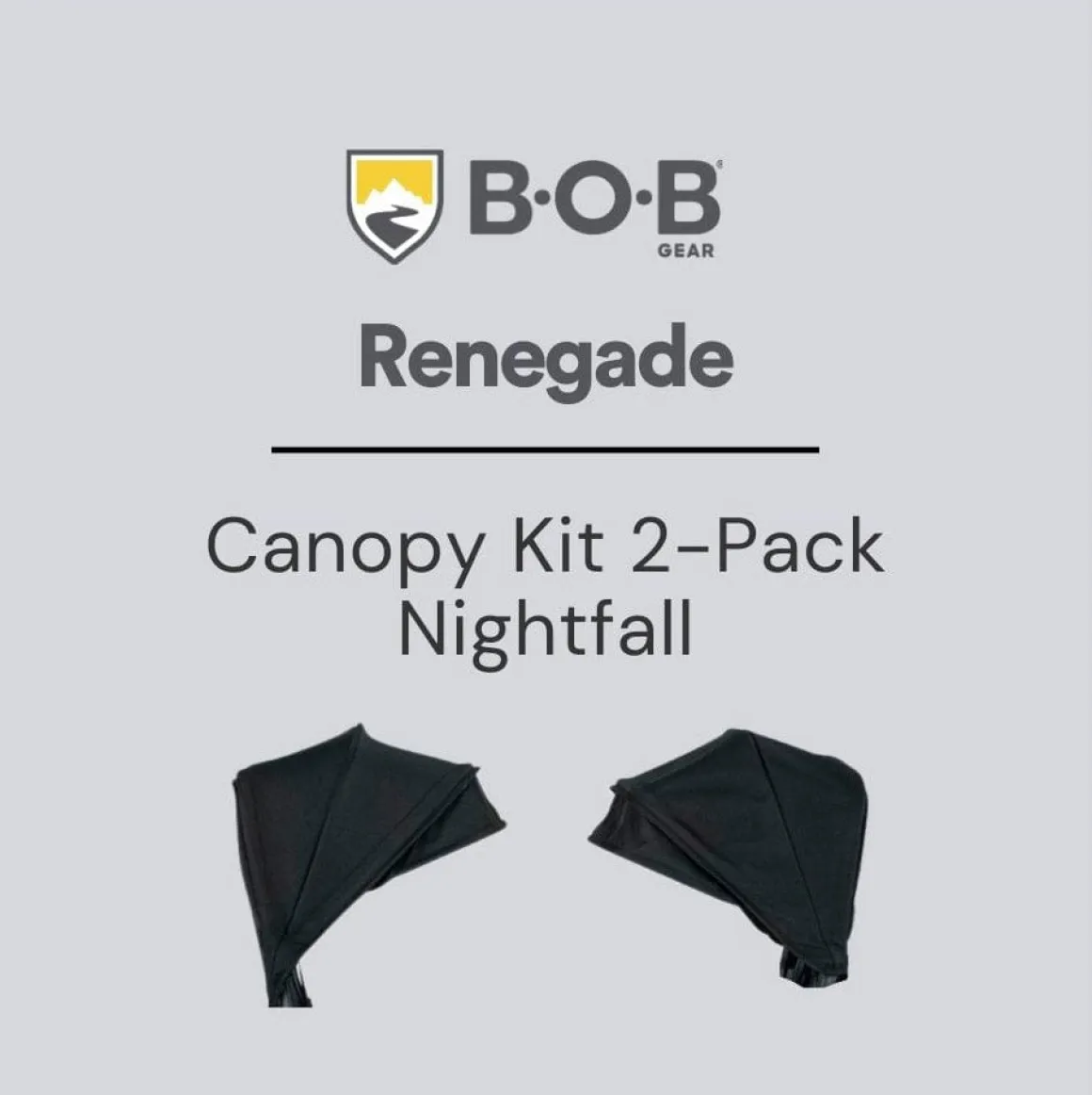 BOB Renegade Canopy Kit 2 Pack - Nightfall