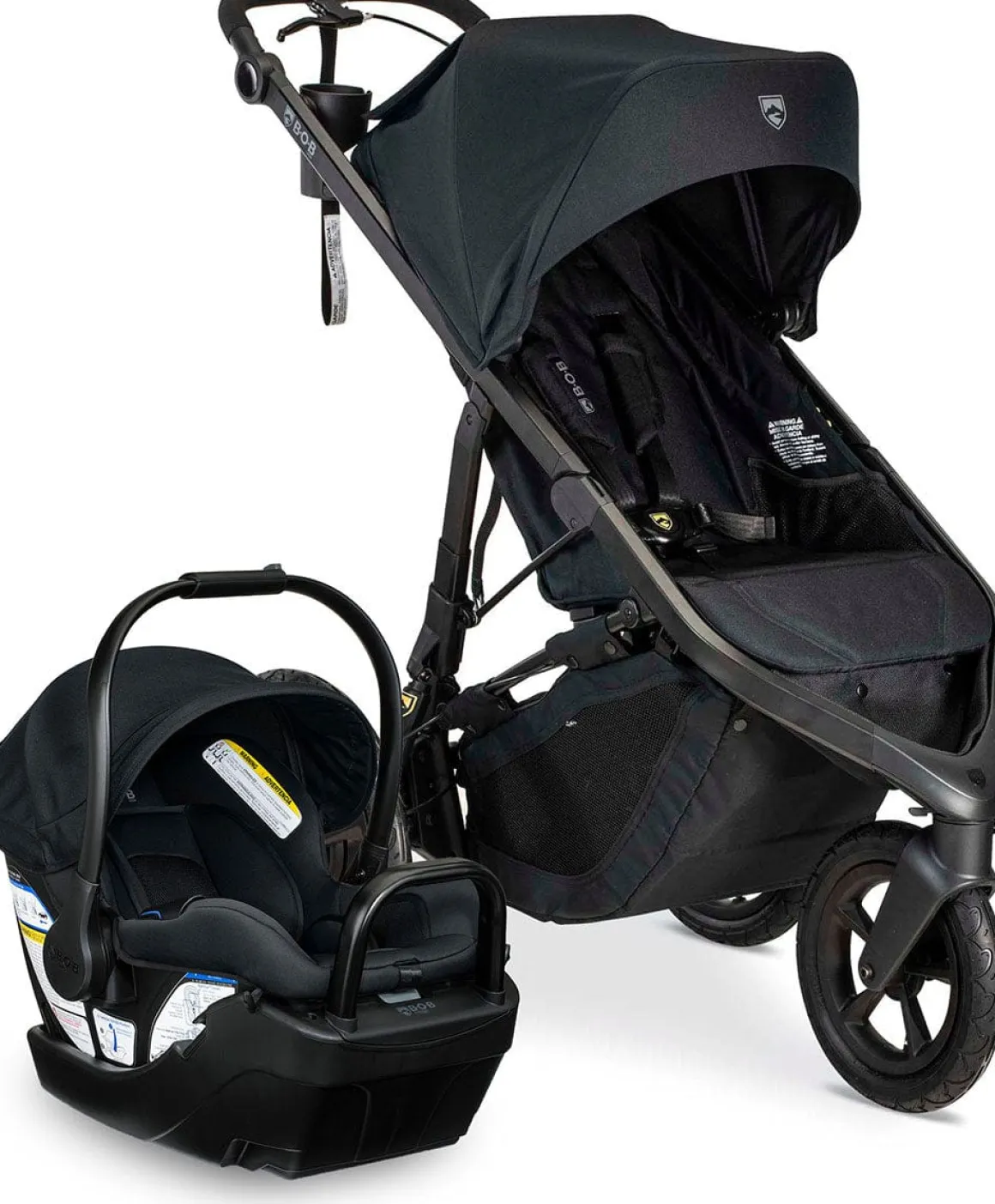 BOB Wayfinder + Champ ClickTight Travel System - Nightfall