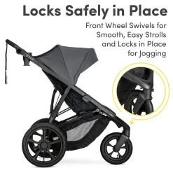 BOB Wayfinder Jogging Stroller - Storm