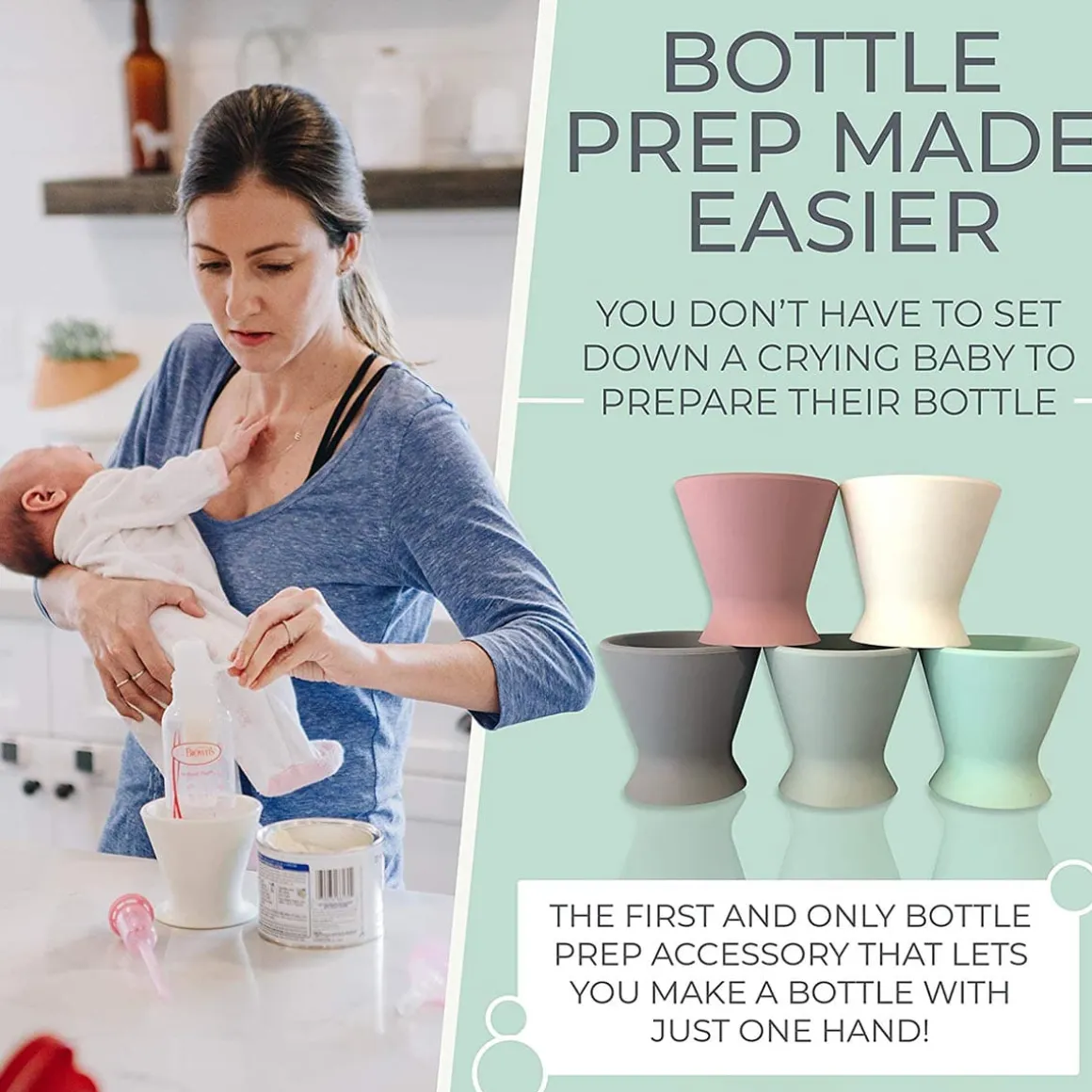 Bokee The Bokee Baby Bottle Holder - Desert Mauve