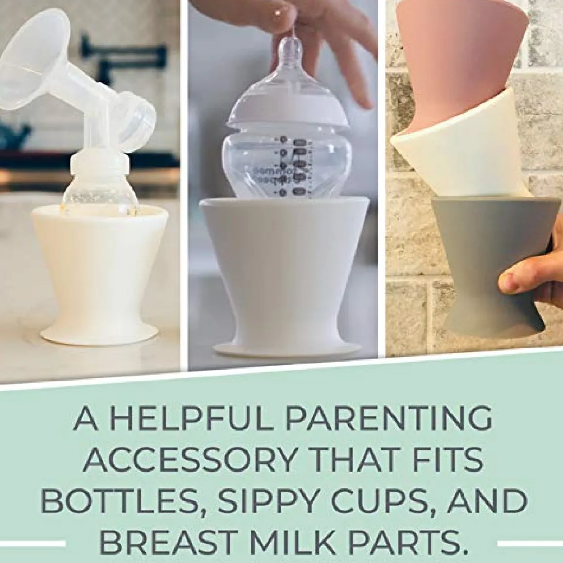 Bokee The Bokee Baby Bottle Holder - Soft White