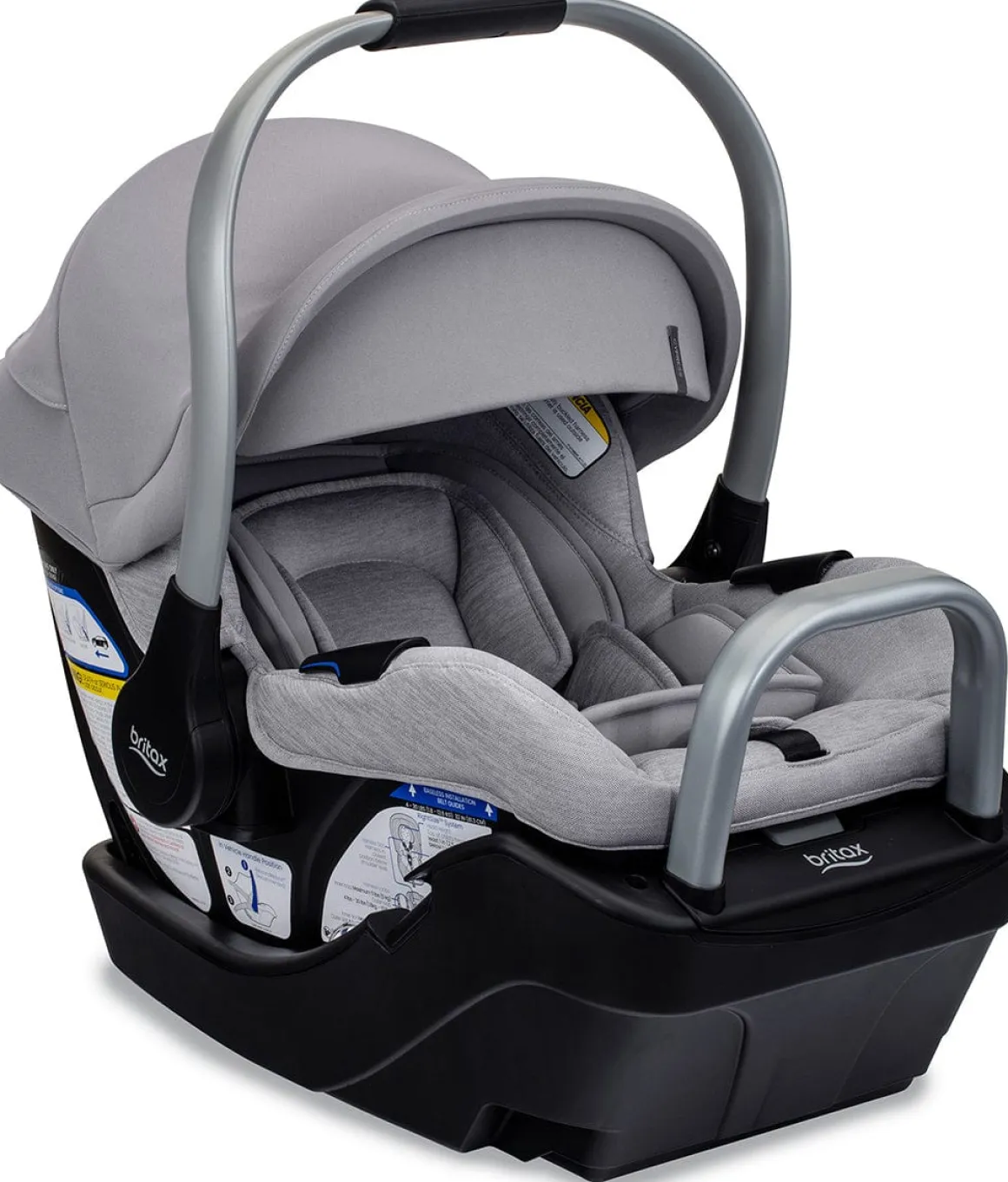 Britax Cypress Infant Car Seat with Alpine Anti-Rebound Base - Ponte Glacier